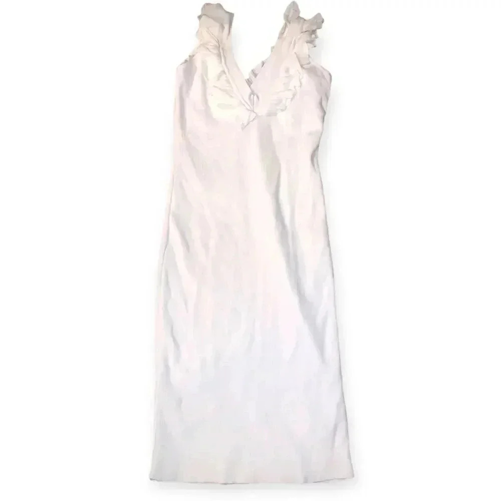 Hera collection ruffled neckline bodycon dress